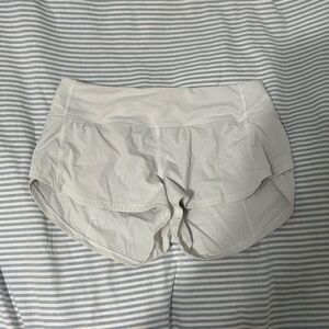 lululemon speed up low-rise lined shorts 2.5
